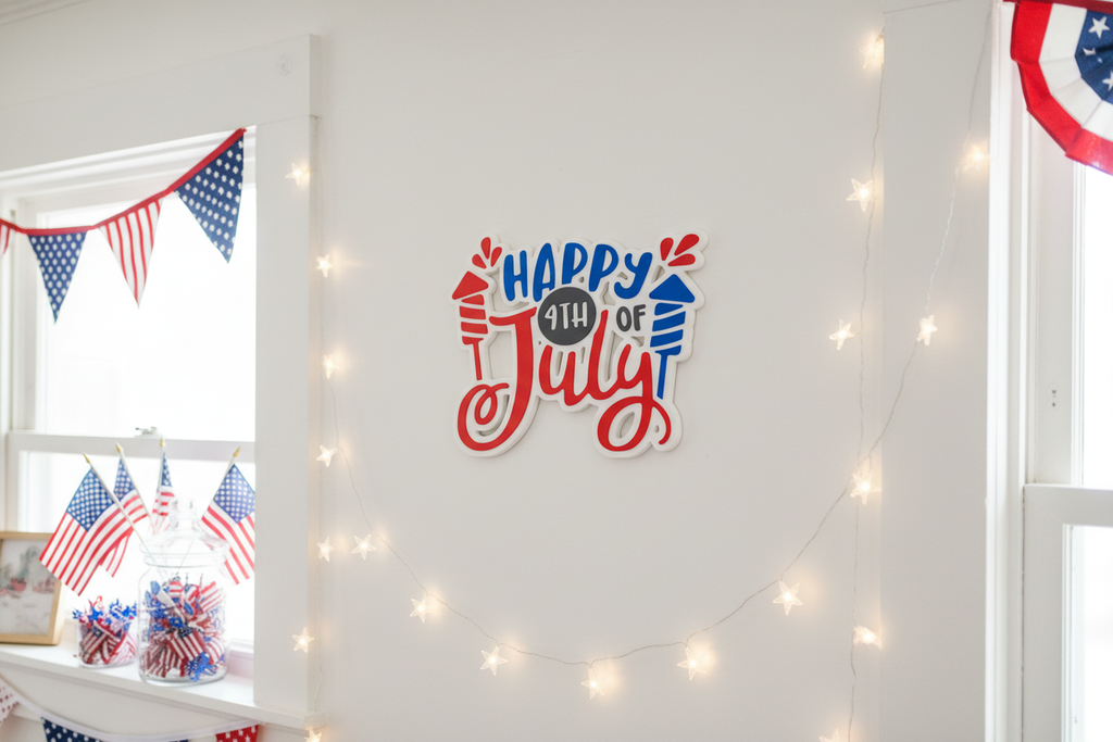 4th of July Wall Hanger - Lifestyle