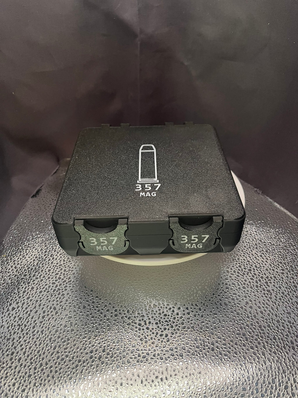 3D-Printed .357 Ammo Case – Handcrafted Novelty Collectible