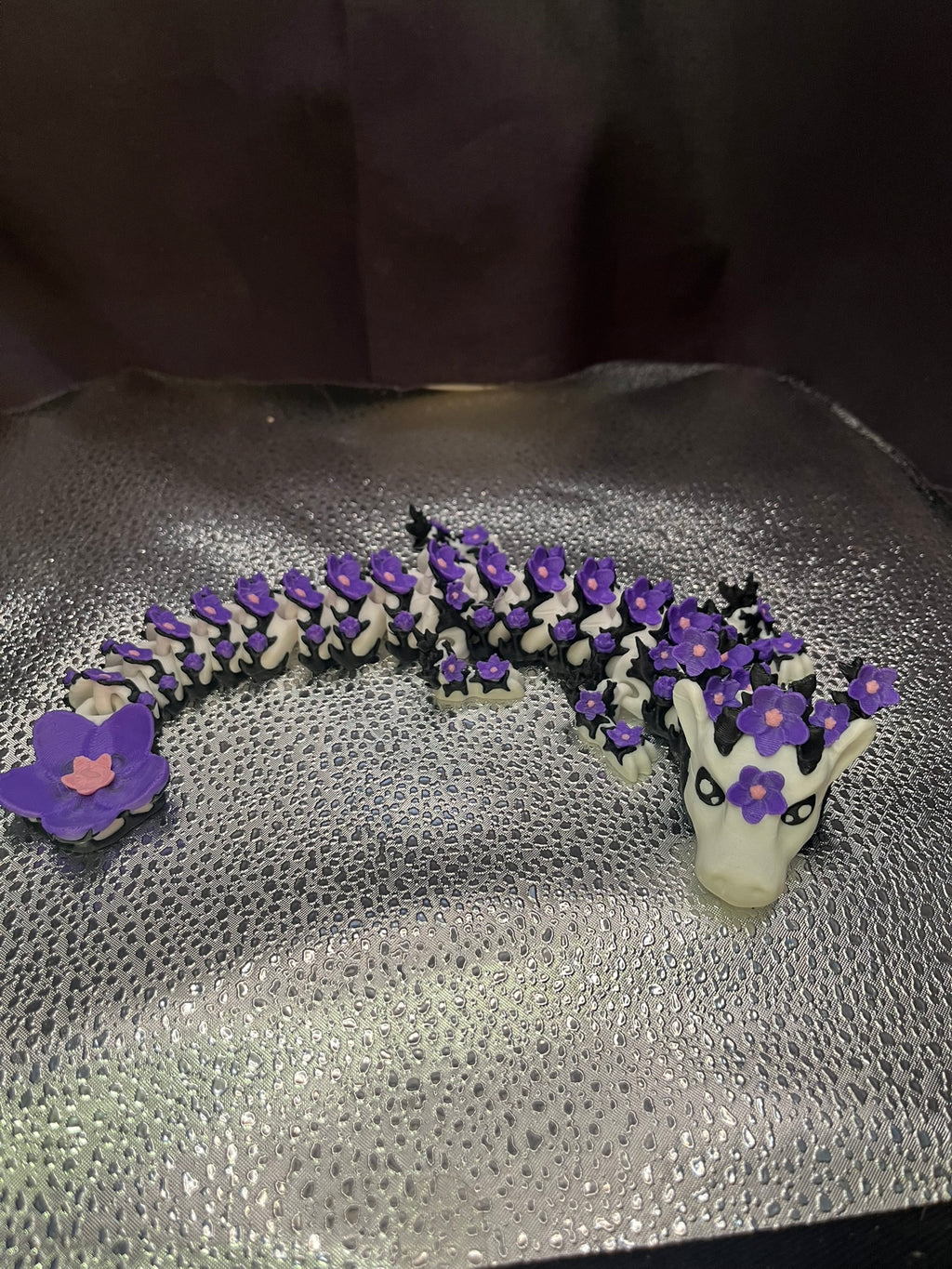Floral Articulating Dragon – Fully Flexible 3D-Printed Collectible