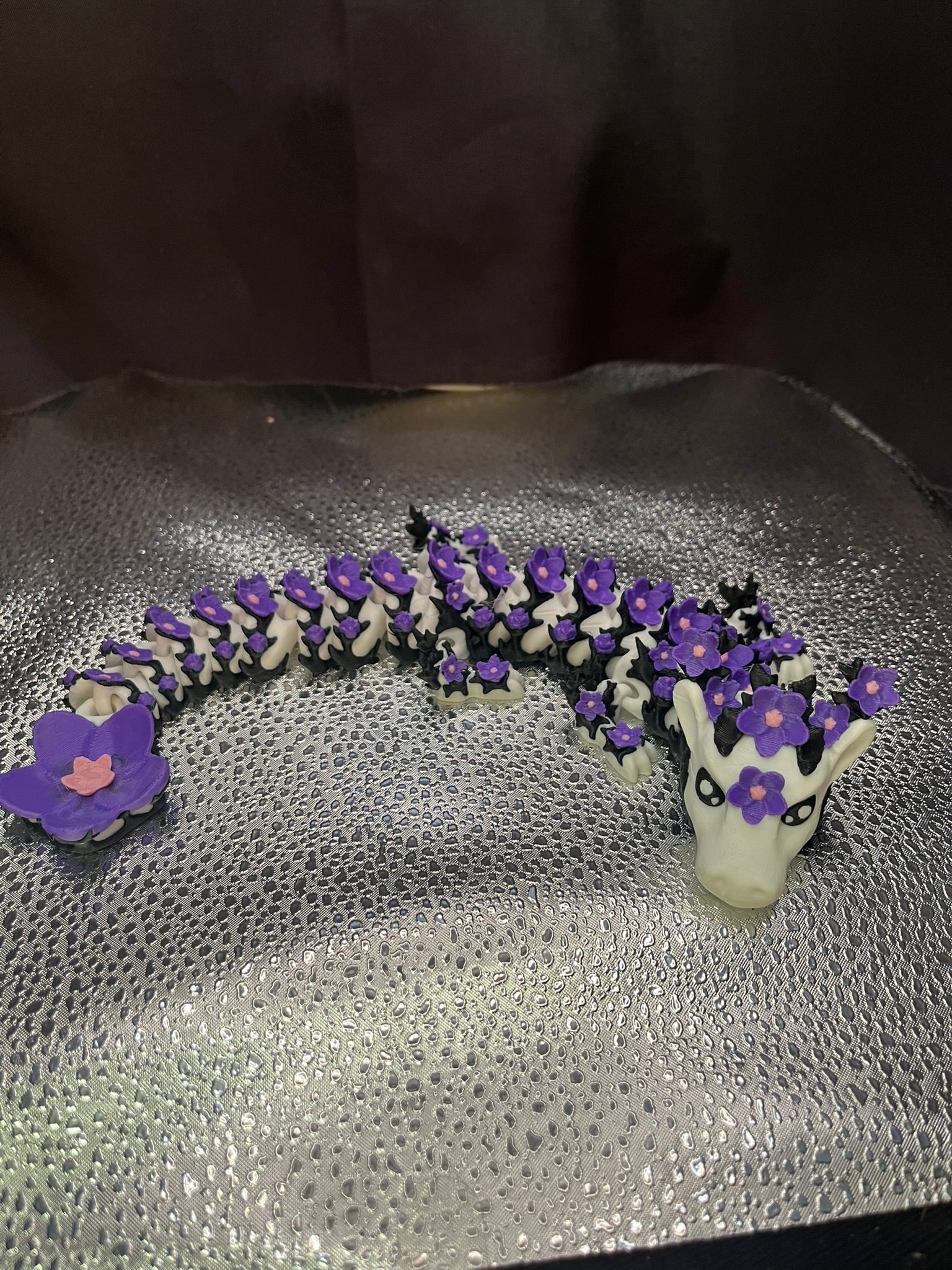 Floral Articulating Dragon – Fully Flexible 3D-Printed Collectible