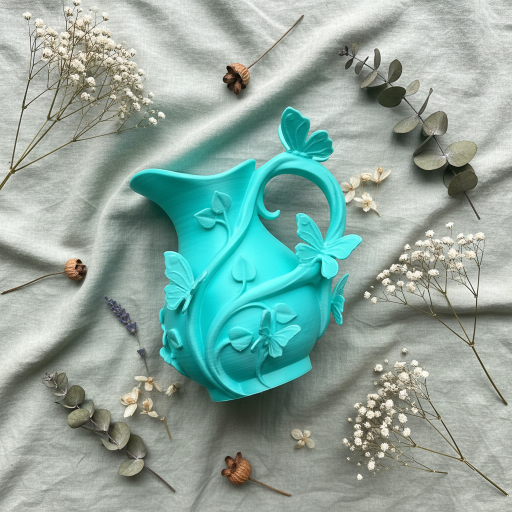 Butterfly Pitcher - Flat Lay