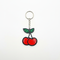 Cherry Keychain - White Background