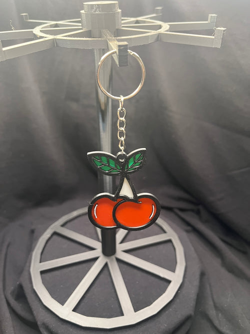 3D Printed Cherry Keychain