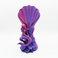 Color-Shifting Mermaid Vase - White Background