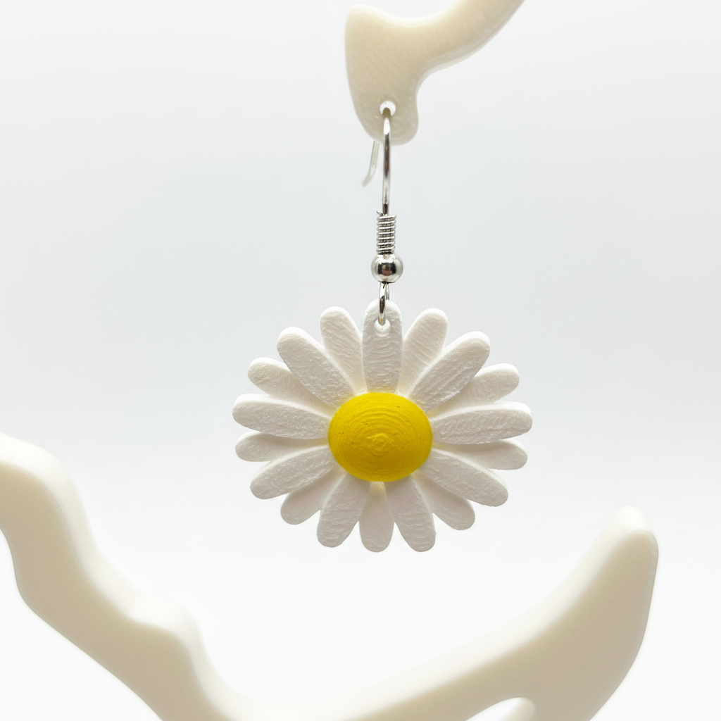 Daisy Earrings - Detail