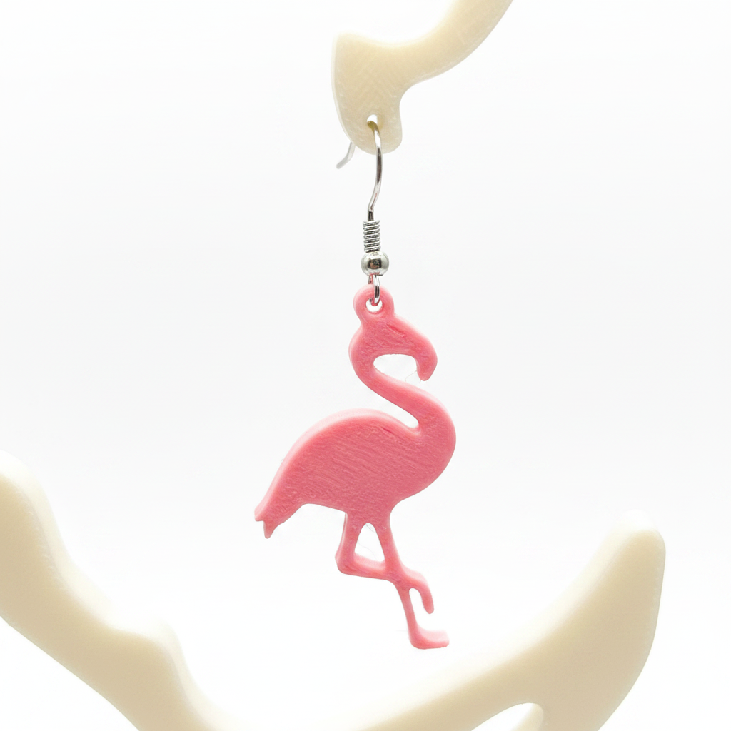 Flamingo Earrings - Detail