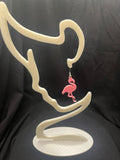 3D Printed Flamingo Earrings