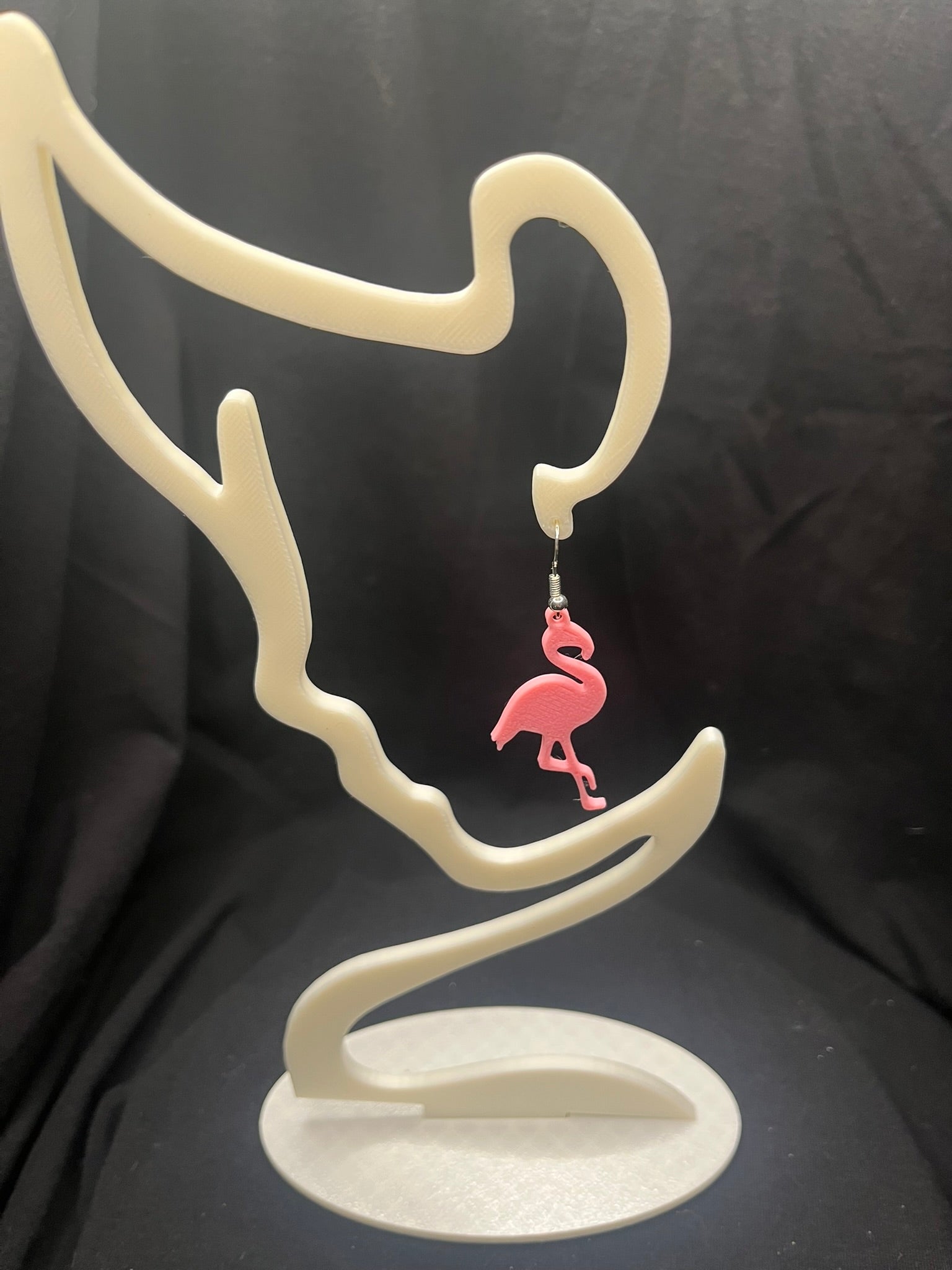 3D Printed Flamingo Earrings
