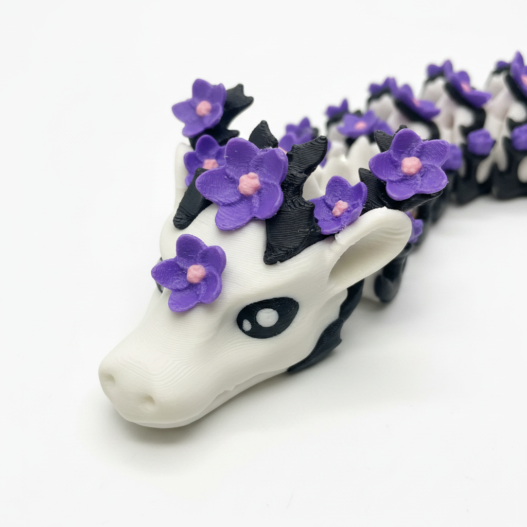 Floral Dragon - Detail