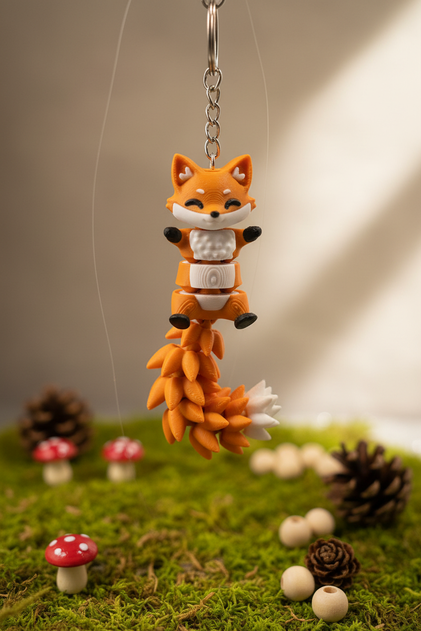 Fox Keychain - Lifestyle