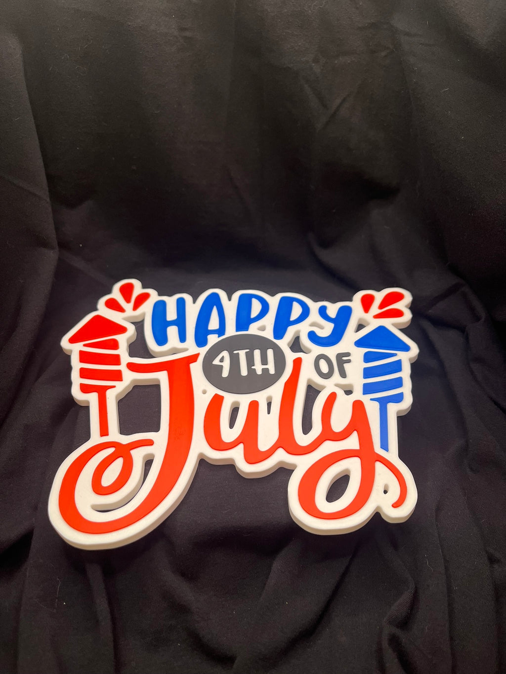 Happy 4th of July Wall Hanger