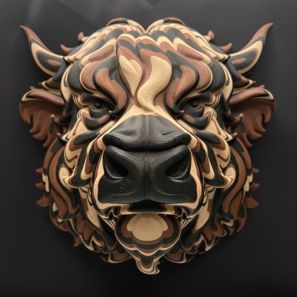 Highland Cow Wall Hanger - Detail