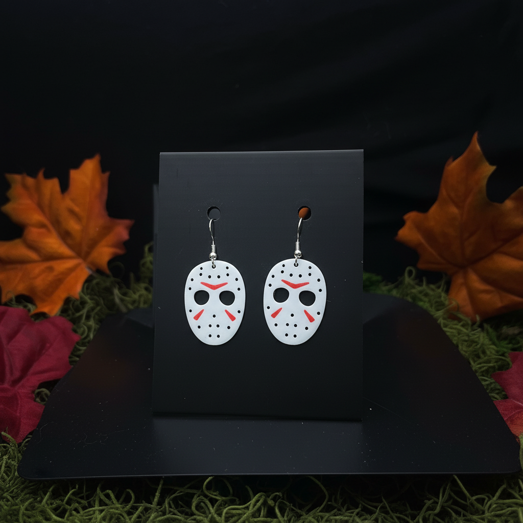 Hockey Mask Earrings - Studio