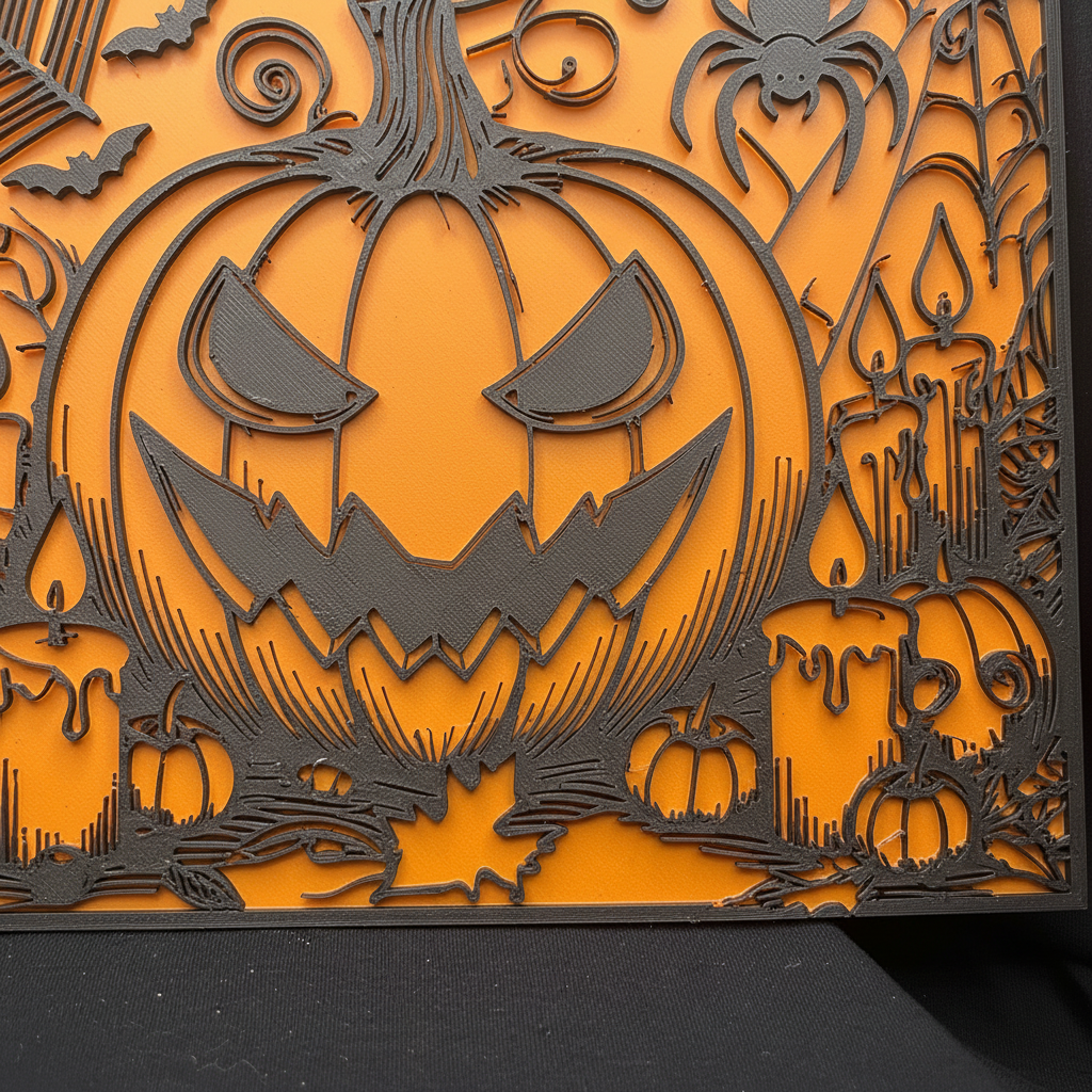 Pumpkin Wall Art - Detail