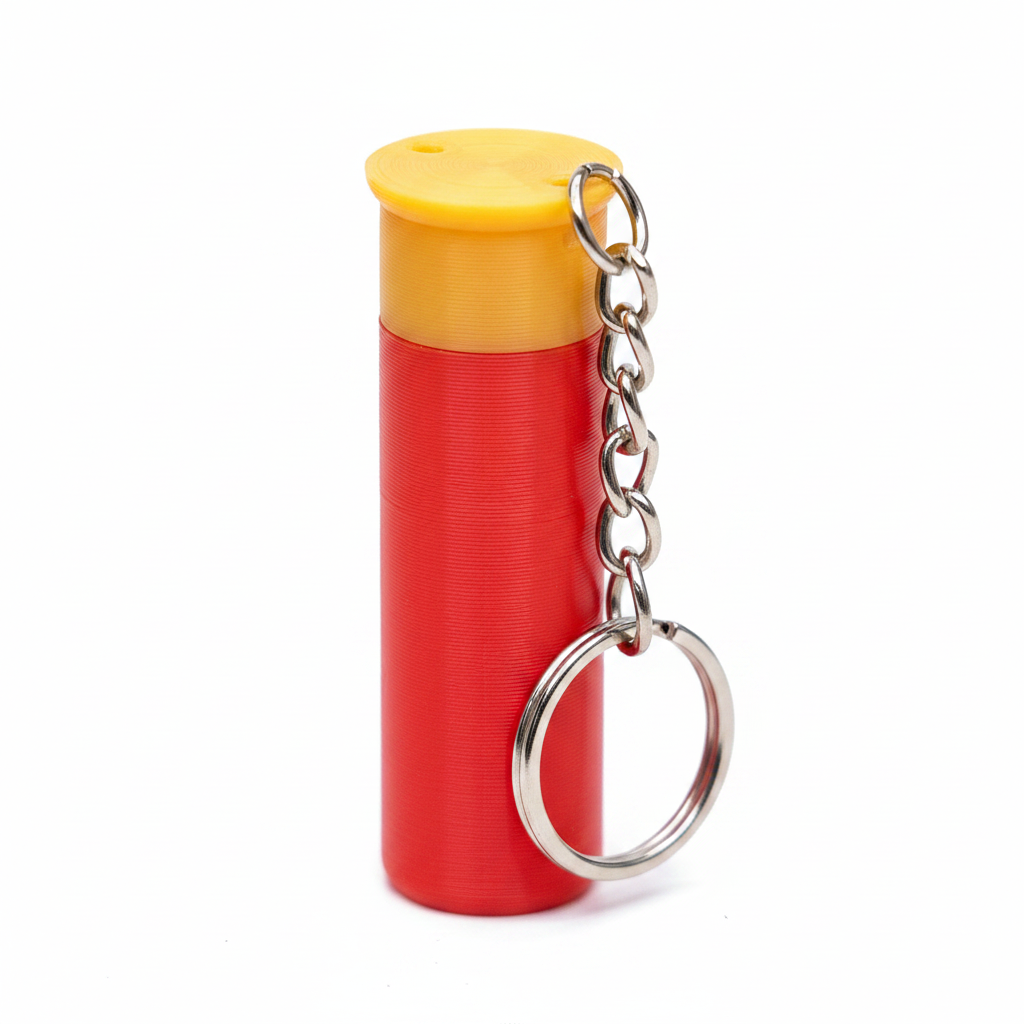 Shotgun Shell Keychain - Detail