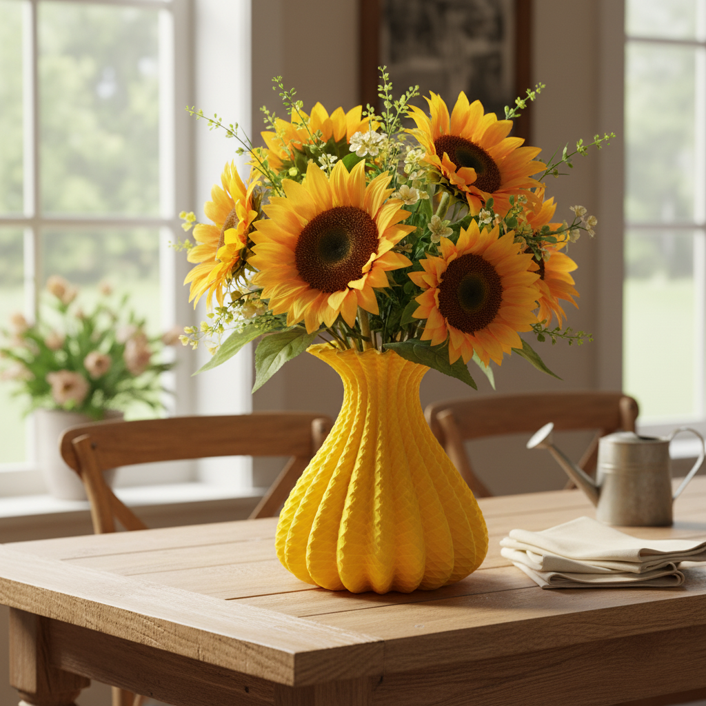 Sunflower Vase - Lifestyle