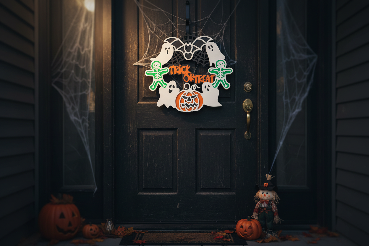 Trick or Treat Wall Hanger - Lifestyle
