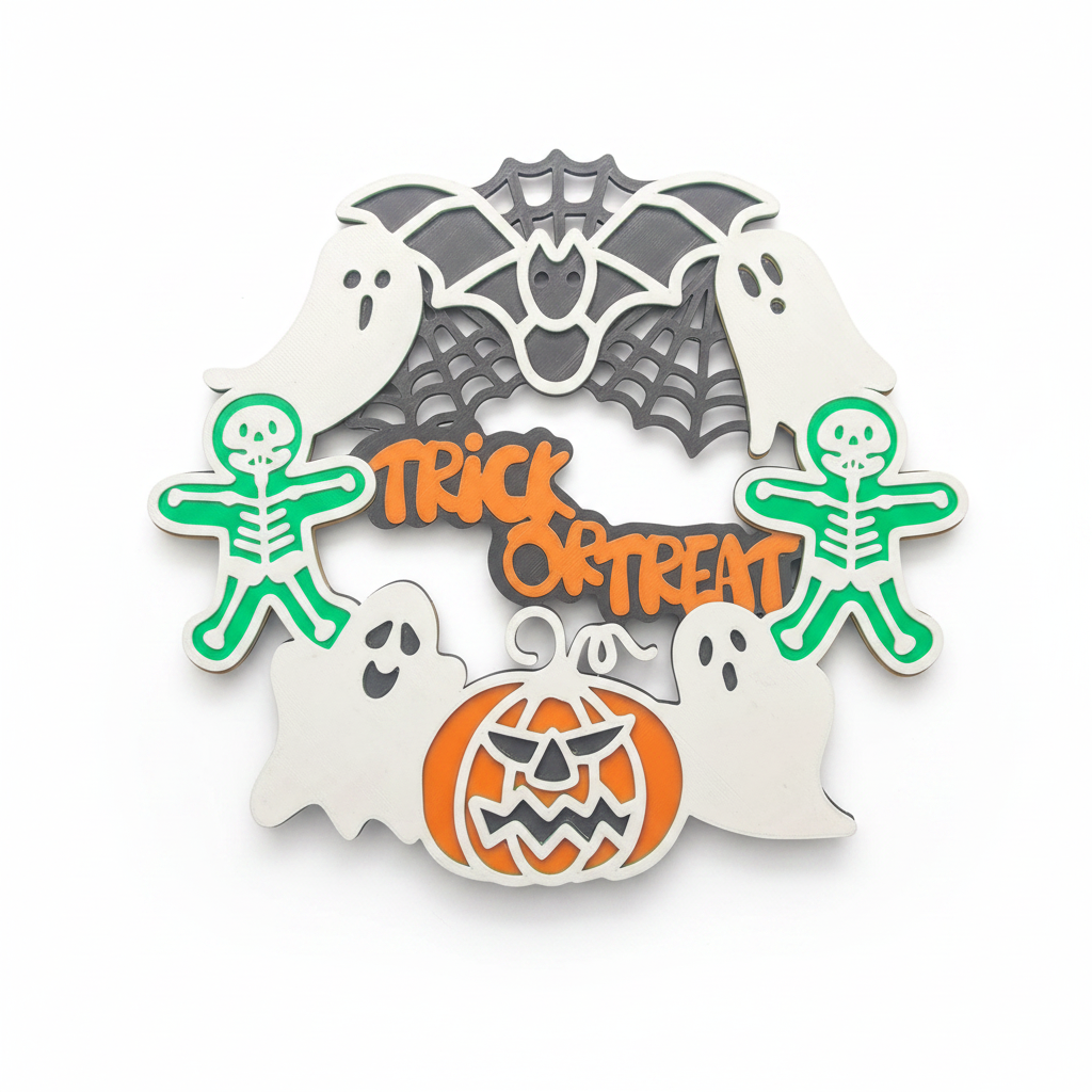 Trick or Treat Wall Hanger - White Background