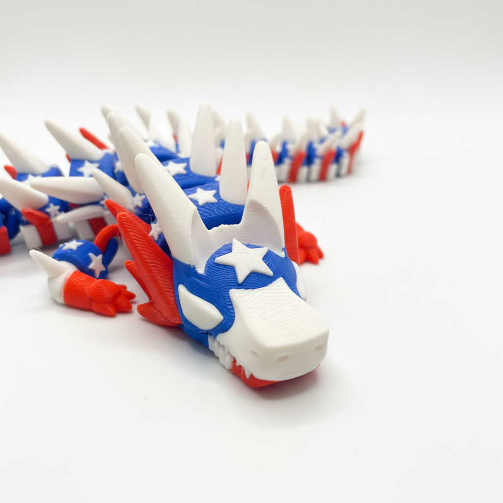 USA Patriot Dragon - Detail Shot